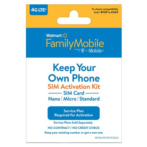 walmart bring your own smart phone sim card kit|prepaid sim at walmart.